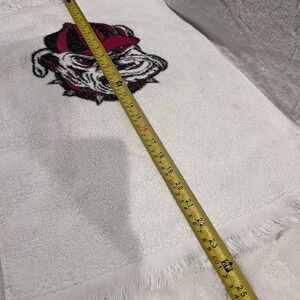 Vintage Georgia Bulldog 24" x 15" White UGA Logo Hand Towel - READ